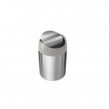 Κάδος 1 5L επιτραπέζιος INOX προστ δαχτ αποτ με ελεύθερο αιωρούμενο καπάκι c473131