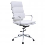 Καρέκλα γραφείου διευθυντή Tokyo pakoworld λευκό pu 55 5x52x108εκ c473166