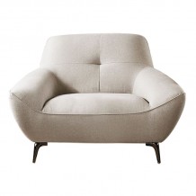 PEDRO Πολυθρόνα Σαλονιού - Καθιστικού Ύφασμα Mixed Beige c473302
