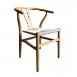 LIMA Καρέκλα Στοιβαζόμενη Ξύλο Απόχρωση Φυσικό Κάθισμα Paper Rope Φυσικό c473341