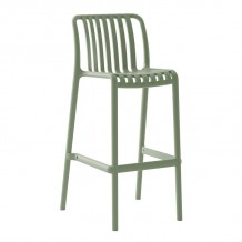 MODA Σκαμπό Bar Στοιβαζόμενο PP - UV Protection Απόχρωση Πράσινο c473591