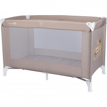 Παιδικό παρκοκρέβατο Αναδιπλούμενο με λεπτό στρώμα 60x120cm μπεζ FreeOn c473676