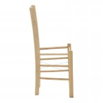 Καρέκλα καφενείου επιλοχία Ronson pakoworld άβαφο ξύλο 42x40x89εκ c473686