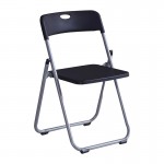 Καρέκλα πτυσσόμενη Daxton pakoworld PP μαύρο-ασημί 49x46 5x73 5εκ c473826