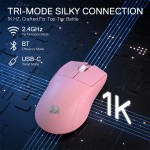 Gaming Ποντίκι - Redragon M916 PRO 1K 3-Mode Wireless Pink c473900