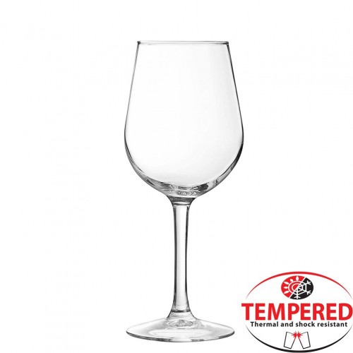 Γυάλινο Ποτήρι Κρασιού 37cl φ8 3x20 2cm Tempered DORMAINE ARCOROC - Σετ 6 c473937