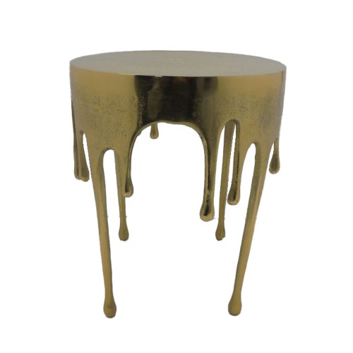 DROP SIDE TABLE ΧΡΥΣΟ 34 25x34 25xH44 5cm c473984