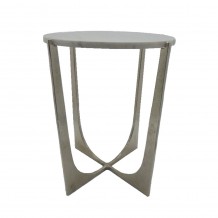DION SIDE TABLE SILVER NICKEL ΛΕΥΚΟ 40 75x40 75xH56cm c473989 DION SIDE TABLE SILVER NICKEL ΛΕΥΚΟ 40 75x40 75xH56cm c473989