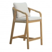 TERRAZZO ΣΚΑΜΠΩ BAR LIGHT TEAK 68x55xH97 5cm c473990