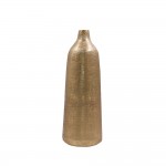 BOTELLA ΒΑΖΟ ΑΛΟΥΜΙΝΙΟ ΧΡΥΣΟ 14x14xH40cm c474374