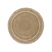 HARTU ΧΑΛΙ ΣΤΡΟΓΓΥΛΟ ΓΙΟΥΤΑ ΦΥΣΙΚΟ ΛΕΥΚΟ D120cm c474667