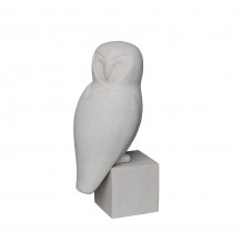 WISE OWL DECO ΚΟΥΚΟΥΒΑΓΙΑ ΤΕΧΝΗΤΗ ΠΕΤΡΑ ΜΠΕΖ 27x24xH67cm c474903
