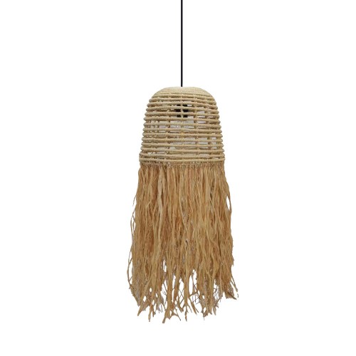 CUBA ΦΩΤΙΣΤΙΚΟ ΟΡΟΦΗΣ RATTAN ΦΥΣΙΚΟ 30x30xH71cm c474983