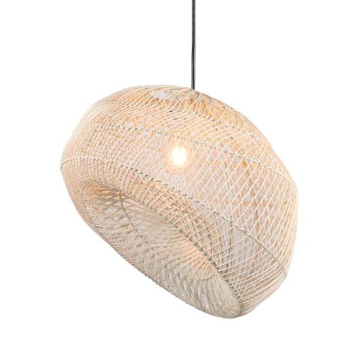 ANKUR ΦΩΤΙΣΤΙΚΟ ΟΡΟΦΗΣ ΜΕΤΑΛΛΟ RATTAN ΦΥΣΙΚΟ 57x48xH32cm c475004