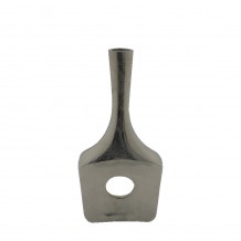 GLAM ΒΑΖΟ ΑΛΟΥΜΙΝΙΟ SILVER NICKEL 20 25x6 25xH45 75cm c475027