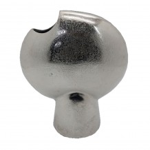 DOTO ΒΑΖΟ ΑΛΟΥΜΙΝΙΟ SILVER NICKEL 20 25x11 5xH25 5cm c475029