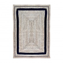 REVA ΧΑΛΙ ΓΙΟΥΤΑ ΒΑΜΒΑΚΙ ΦΥΣΙΚΟ ΜΑΥΡΟ 200x300cm c475111