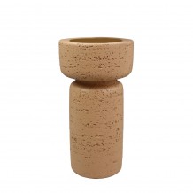 INGER ΚΗΡΟΠΗΓΙΟ POLYRESIN TERRACOTTA 11x11xH20 5cm c475242