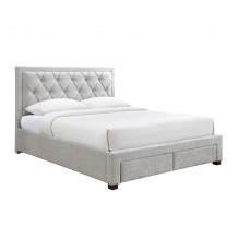 NOBLE ΚΡΕΒΑΤΙ ΓΙΑ ΣΤΡΩΜΑ 160x200cm ΓΚΡΙ ΑΝΟΙΧΤΟ 216 5x165xH122cm c475364 NOBLE ΚΡΕΒΑΤΙ ΓΙΑ ΣΤΡΩΜΑ 160x200cm ΓΚΡΙ ΑΝΟΙΧΤΟ 216 5x165xH122cm c475364