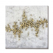 GOLD TRAIL ΠΙΝΑΚΑΣ OIL ACRYLIC ΛΕΥΚΟ ΓΚΡΙ ΧΡΥΣΟ ΚΑΜΒΑΣ 100x100xH3 5cm c475449 GOLD TRAIL ΠΙΝΑΚΑΣ OIL ACRYLIC ΛΕΥΚΟ ΓΚΡΙ ΧΡΥΣΟ ΚΑΜΒΑΣ 100x100xH3 5cm c475449