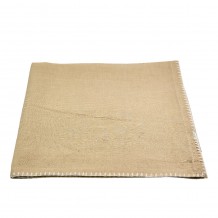 MALIN ΠΕΤΣΕΤΑ ΦΑΓΗΤΟΥ ΒΑΜΒΑΚΙ ΛΙΝΟ ΜΠΕΖ ΛΕΥΚΟ 50x50 c475697