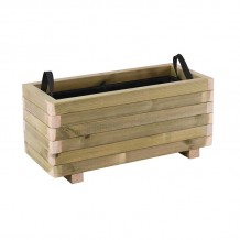 FLOWER POT WOOD Ζαρντινιέρα Εμποτισμού Pine Απόχρωση Φυσικό 70x30x32cm c475798 FLOWER POT WOOD Ζαρντινιέρα Εμποτισμού Pine Απόχρωση Φυσικό 70x30x32cm c475798