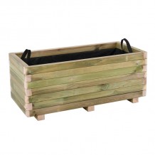 FLOWER POT WOOD Ζαρντινιέρα Εμποτισμού Pine Απόχρωση Φυσικό 90x40x36cm c475799 FLOWER POT WOOD Ζαρντινιέρα Εμποτισμού Pine Απόχρωση Φυσικό 90x40x36cm c475799