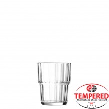 Γυάλινο Ποτήρι Χαμηλό 25cl φ7 5x9 4cm Στοιβαζόμενο Τempered NORVEGE ARCOROC - Σετ 6 c475831