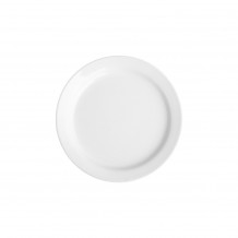 Πιάτο πορσελάνης με στενό ριμ 23cm Σειρά CALM LUKANDA - Σετ 24 c475834