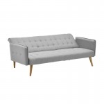 Καναπές-κρεβάτι Onero Inart γκρι ύφασμα 187x85x80εκ c475844