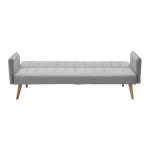 Καναπές-κρεβάτι Onero Inart γκρι ύφασμα 187x85x80εκ c475844