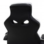 Καρέκλα γραφείου εργασίας GARMIN - Bucket pakoworld PU μαύρο-λευκό c475937