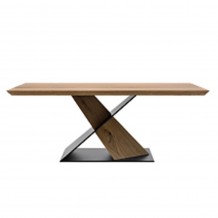 DELUX ΤΡΑΠΕΖΙ ΦΥΣΙΚΟ 195x95xH76cm c476015 DELUX ΤΡΑΠΕΖΙ ΦΥΣΙΚΟ 195x95xH76cm c476015