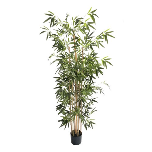 BAMBOO ΤΕΧΝΗΤΟ ΦΥΤΟ ΥΦΑΣΜΑ ΠΛΑΣΤΙΚΟ ΠΡΑΣΙΝΟ H190cm c476152