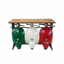 VESPA ΚΟΝΣΟΛΑ ΠΡΑΣΙΝΟ ΛΕΥΚΟ ΚΟΚΚΙΝΟ 138x52xH100cm c476473 VESPA ΚΟΝΣΟΛΑ ΠΡΑΣΙΝΟ ΛΕΥΚΟ ΚΟΚΚΙΝΟ 138x52xH100cm c476473