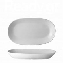 Πιατέλα παραλ μη πορσελάνης σειρά Fiesta λευκή 33cm Σετ 6 c476695