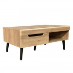 GRIF COFFEE TABLE ΦΥΣΙΚΟ ΜΑΥΡΟ ΜΑΥΡΟ 107x67xH46cm c476824