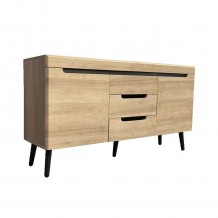 GRIF ΜΠΟΥΦΕΣ ΦΥΣΙΚΟ ΜΑΥΡΟ 160x40xH83cm c476826 GRIF ΜΠΟΥΦΕΣ ΦΥΣΙΚΟ ΜΑΥΡΟ 160x40xH83cm c476826