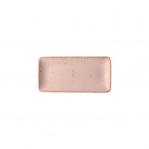 Πιατέλα ορθογώνια πορσελάνης 21x10cm Ροζ σειρά Leon LUKANDA Σετ 6 c476858