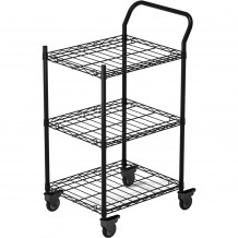 Καρότσι 3 επιπέδων για φόρτιση φωτιστικών LED Μαύρο ΜΑΤ Prego c476930