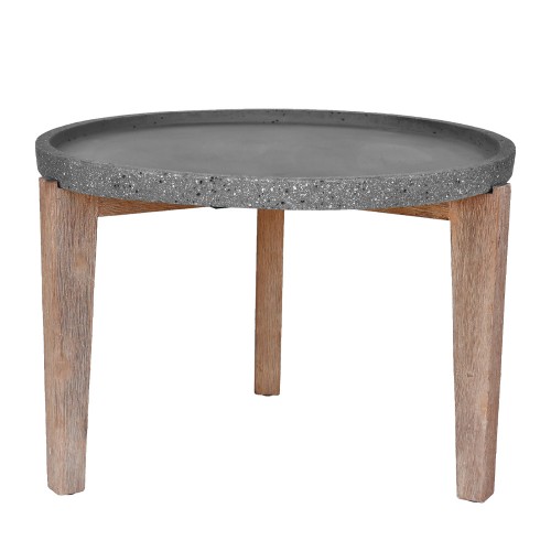 ORRIN COFFEE TABLE ΑΝΘΡΑΚΙ ΦΥΣΙΚΟ 73x73xH48cm c476967