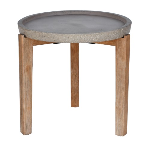 ORRIN COFFEE TABLE ΚΑΦΕ ΦΥΣΙΚΟ 53x53xH48cm c476970