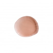 Πιατέλα οβάλ πορσελάνης ακανόνιστο σχήμα 20cm Blush Tone BONNA Σετ 6 c477168