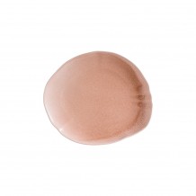 Πιατέλα οβάλ πορσελάνης ακανόνιστο σχήμα 24cm Blush Tone BONNA Σετ 6 c477169