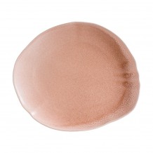 Πιατέλα οβάλ πορσελάνης ακανόνιστο σχήμα 36cm Blush Tone BONNA Σετ 6 c477174