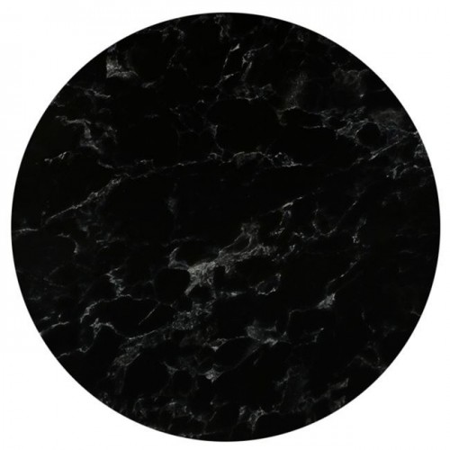 HPL High Pressure Laminated Επιφάνεια Τραπεζιού Απόχρωση Black Marble Εξωτερικού χώρου SET 2τμχ c477190