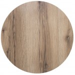 HPL High Pressure Laminated Επιφάνεια Τραπεζιού Απόχρωση Natural Wood Εξωτερικού χώρου SET 2τμχ c477191