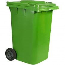 Κάδος πλαστικός 360Lt με ρόδες 83x71xΥ111 5cm 22Kg πράσινος c477226
