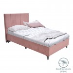 Κρεβάτι μονό Dreamland pakoworld με αποθηκευτικό χώρο σάπιο μήλο ύφασμα 120x200εκ c477315