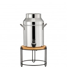 SQUILLO Διανεμητής Γάλακτος 5 Λιτρα με Μαύρη Μεταλλική Βάση και Ξύλο c477357 SQUILLO Διανεμητής Γάλακτος 5 Λιτρα με Μαύρη Μεταλλική Βάση και Ξύλο c477357